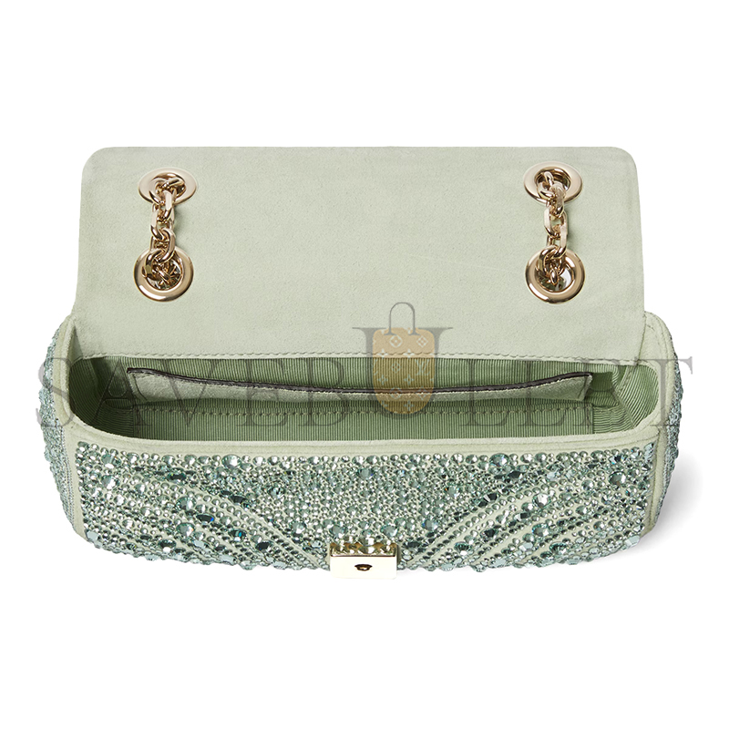 GUCCI GG MARMONT CRYSTALS SMALL SHOULDER BAG 837280 (22*12.5*6cm)